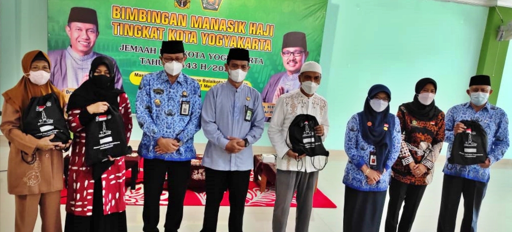 Jamaah Calon Haji Kota Yogyakarta mengikuti Bimbingan Manasik Haji tahun 2022