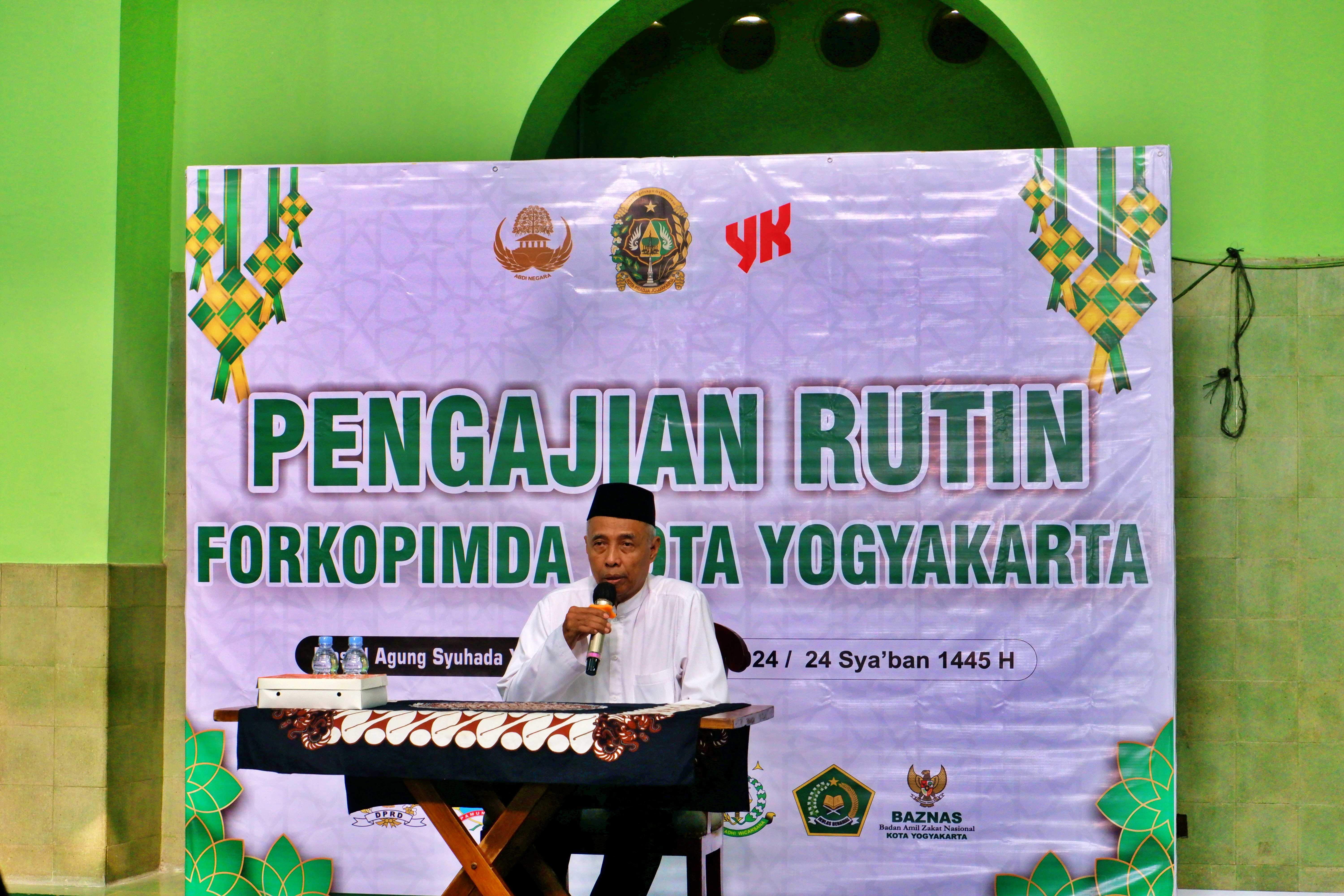 Pengajian Forkopimda Kota Yogyakarta, Ajak untuk Refleksi Diri Songsong Ramadhan