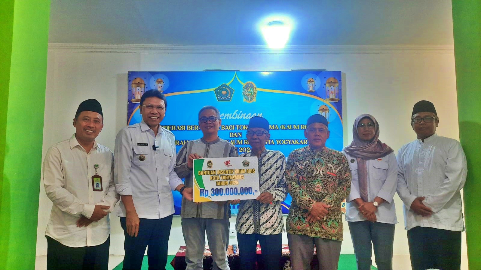 Pemerintah Kota Yogyakarta Berikan Insentif Untuk Kaum Rois